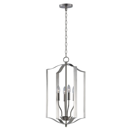 Maxim Lighting Provident 4-Light 15" Wide Satin Nickel Pendant Light 10036SN